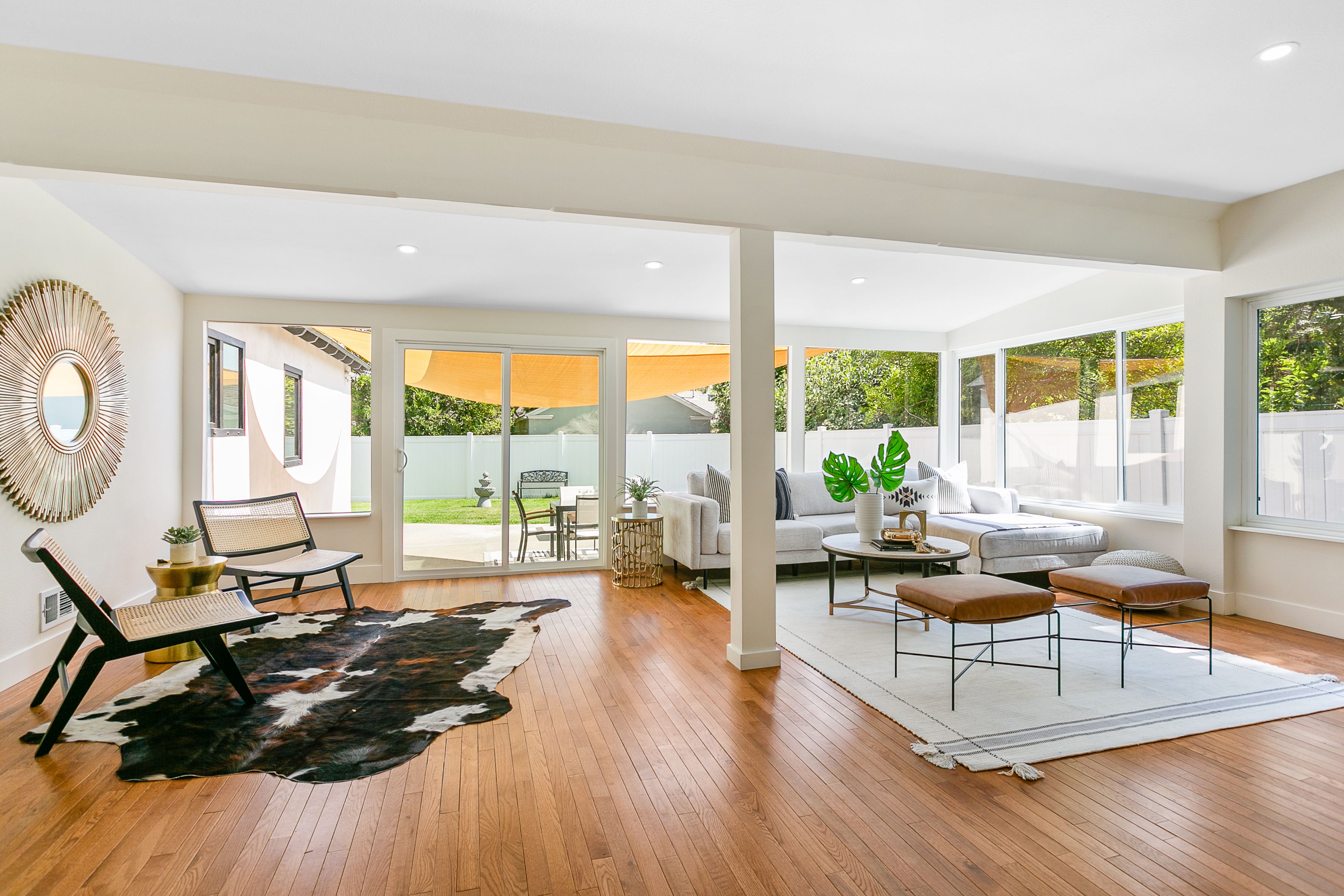 Staged sunroom — home staging, Greater Los Angeles